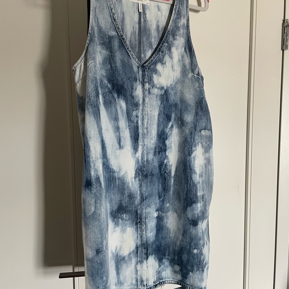 Rag & Bone Naia Tye Dye Denim Sleeveless Dress never worn